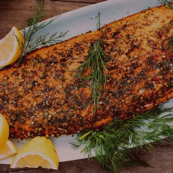 Dimljeni losos s paprom