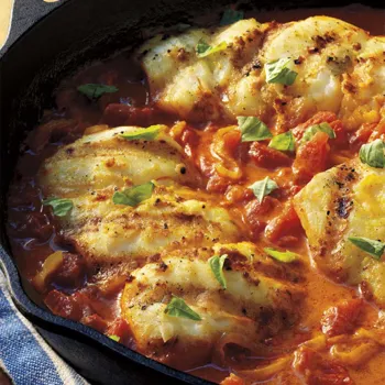 Fileti iverka s Bombay umak od rajčice