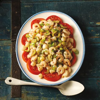 Grčka salata s plodovima mora