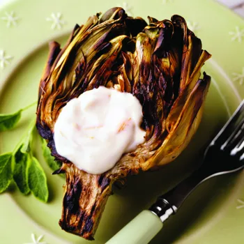 Grilovane artičoke s majonezom od češnjaka