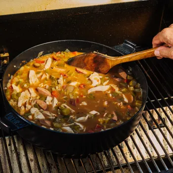 Gulaš od preostale dimljene puretine