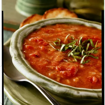 Juha od pečenih rajčica i kruha