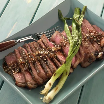 Korejski rib eye odresci s prženom sezamovom soli