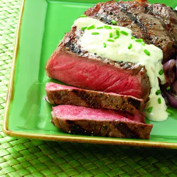 Marinirani strip odresci s gorgonzola umakom