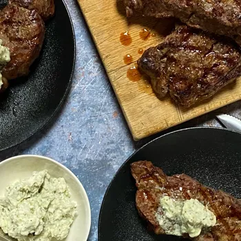 New York odresci s maslacem od plavog sira