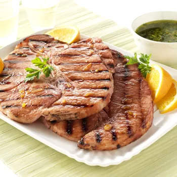 Odresci od šunke s citrusnim umakom