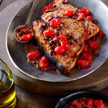 Odresci sabljarkе s brzim umakom od rajčice i inćuna