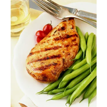 Pileća prsa s marinadom od soje i senfa