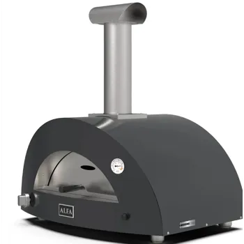 PIZZA PEĆ ALFA FORNI MODERNO 3 PIZZE PLIN SIVA