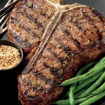 Porterhouse odresci s đumbirom i prženom sezamovom soli