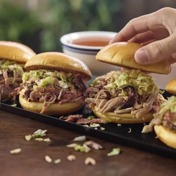 Sendviči s mljevenom svinjskom plećkom na karolinski način