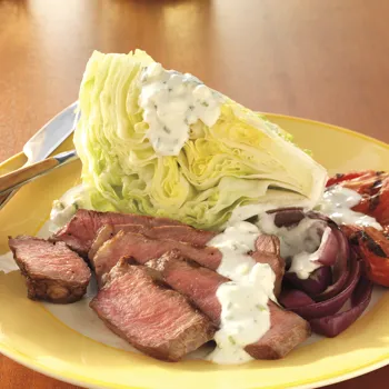 Steak House salata s dresingom od plavog sira