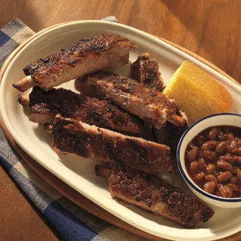 Svinjska rebarca s javorovo-senf glazurom