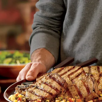 Svinjski kotleti s Dijon glazurom i relishom od jabuke i estragona