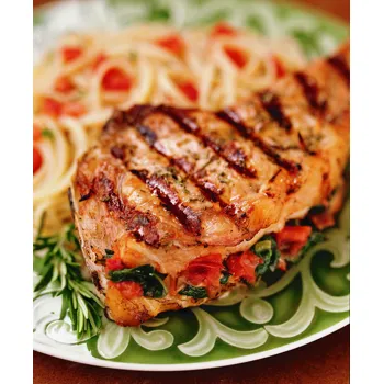 Teleći kotleti punjeni špinatom