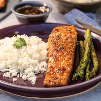 Teriyaki losos s roštilja na drvene pelete