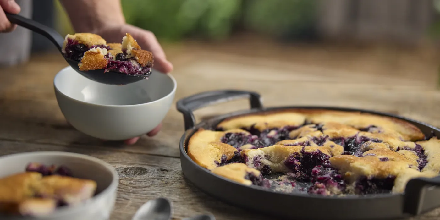 Cobbler s borovnicama iz tave