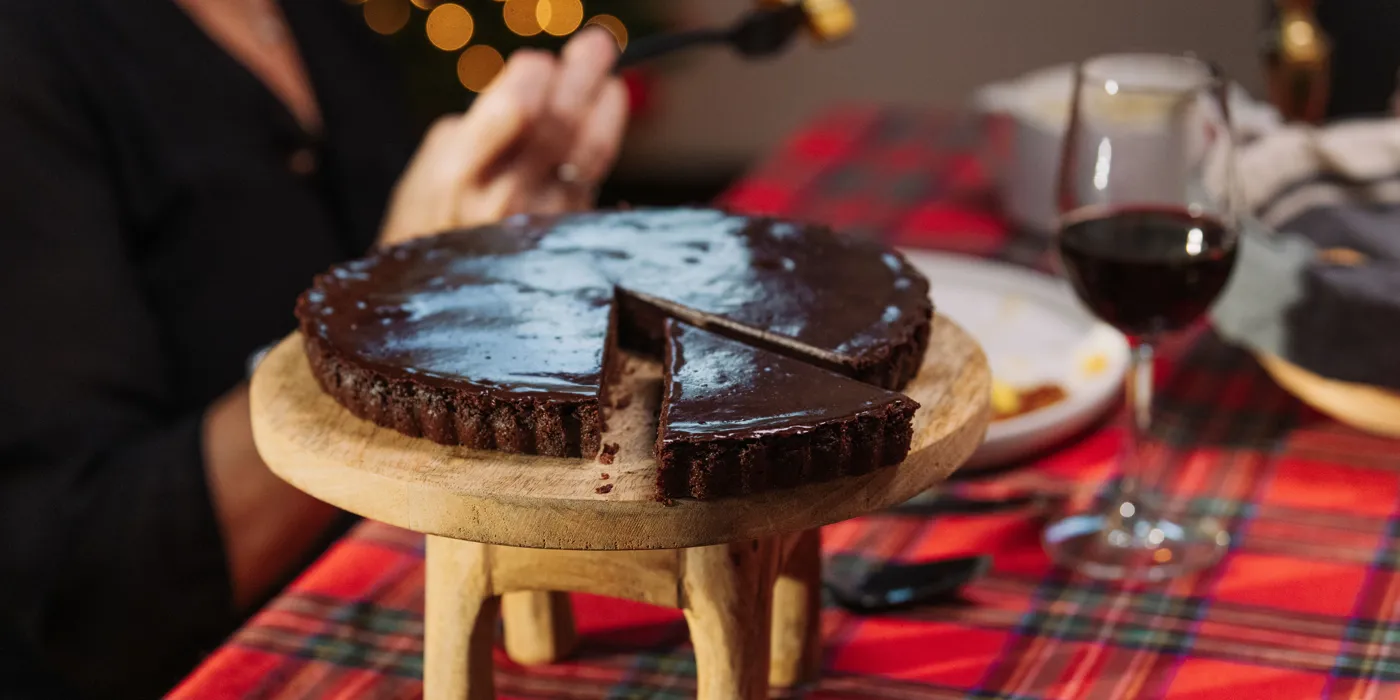 Dimljena čokoladna tarta