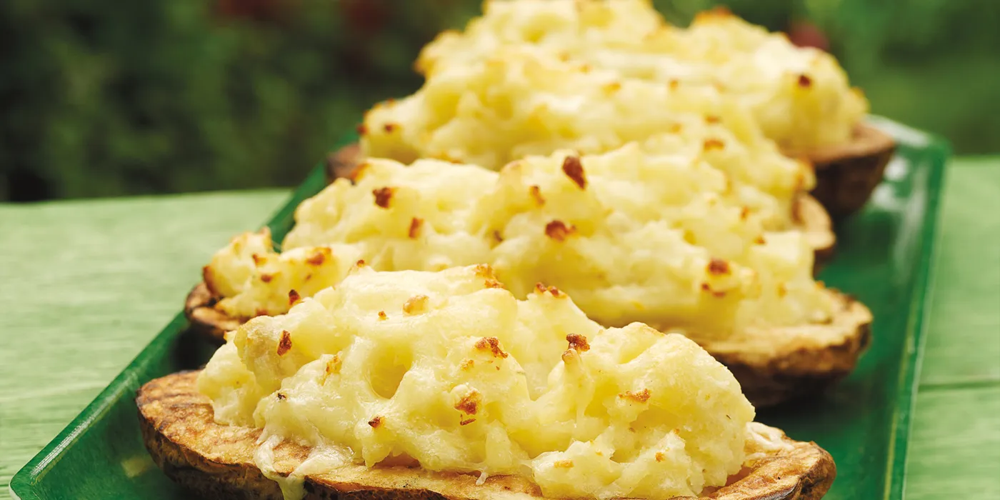 Dvaput pečeni krumpir s wasabijem