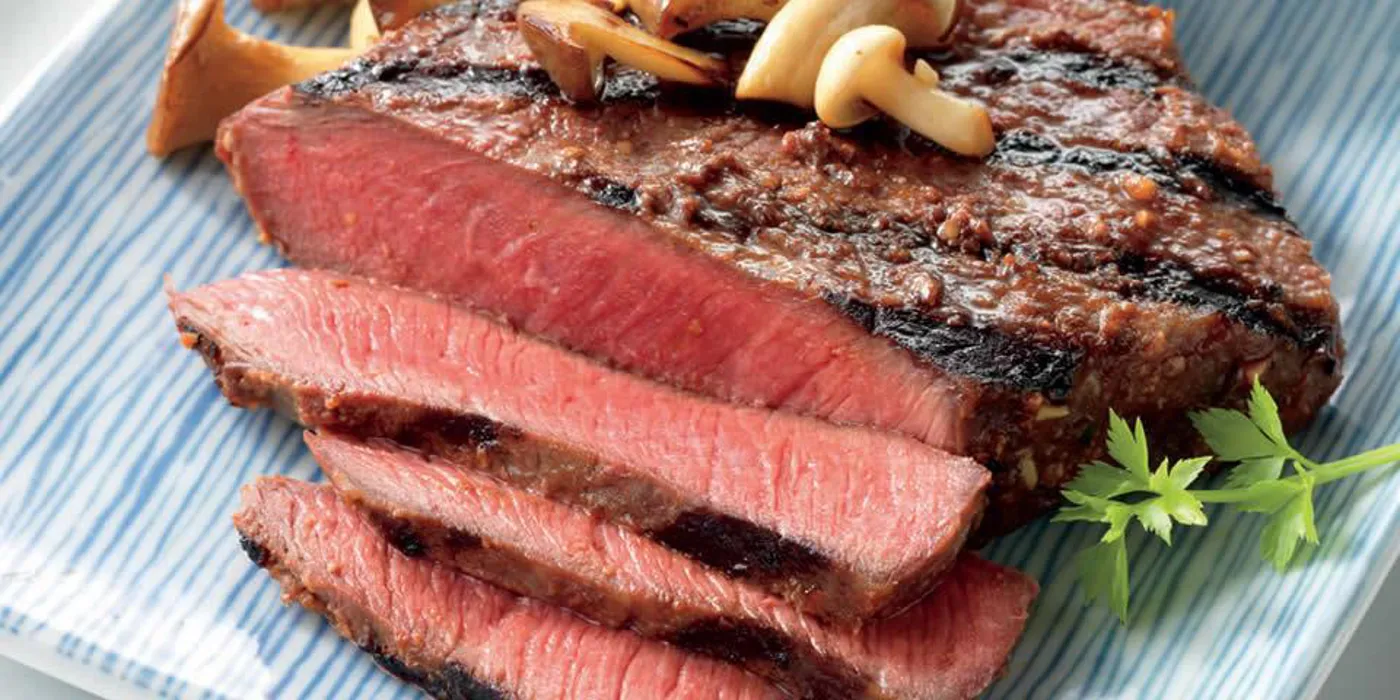 Flat Iron Odresci Marinirani u Misu sa Shiitake Gljivama