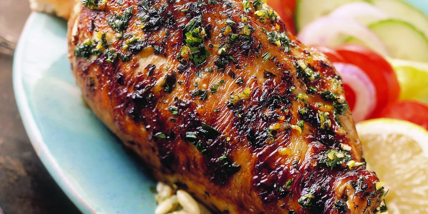 Grčka piletina s češnjakom