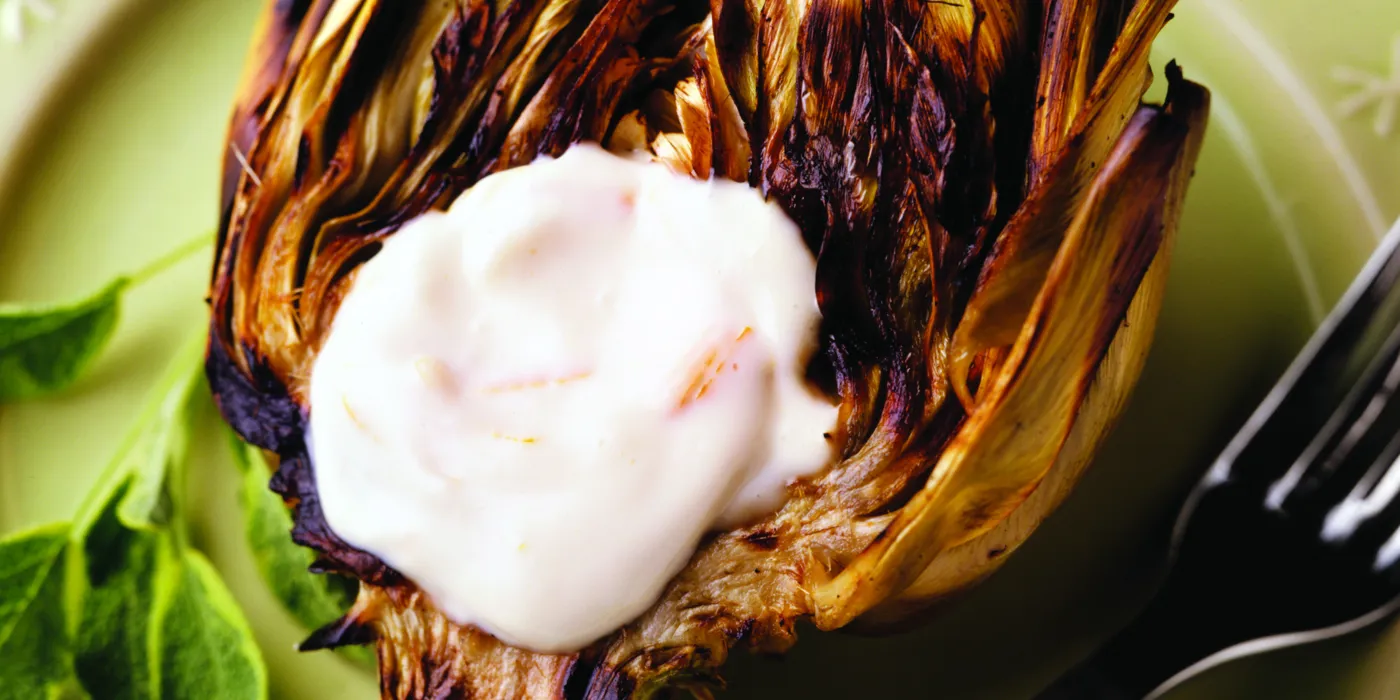 Grilovane artičoke s majonezom od češnjaka