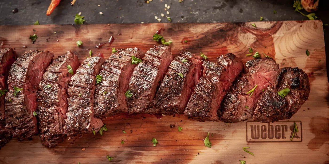 Hanger steak s roštilja