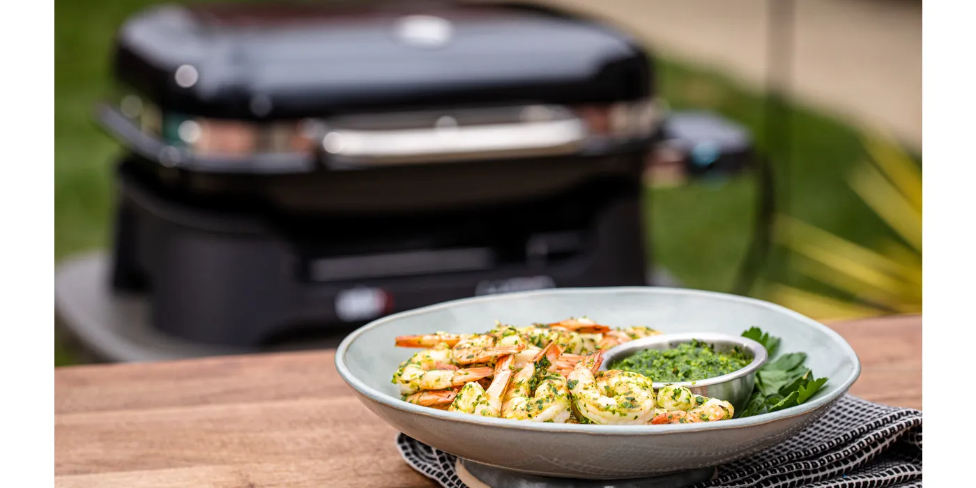 Kozice iz zamrzivača s chimichurri umakom