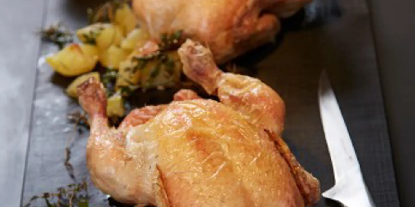 Pečena piletina s krumpirom i začinskim biljem