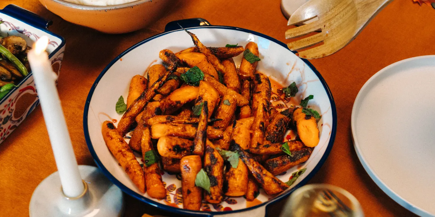 Pečene mrkve s glazurom od nara