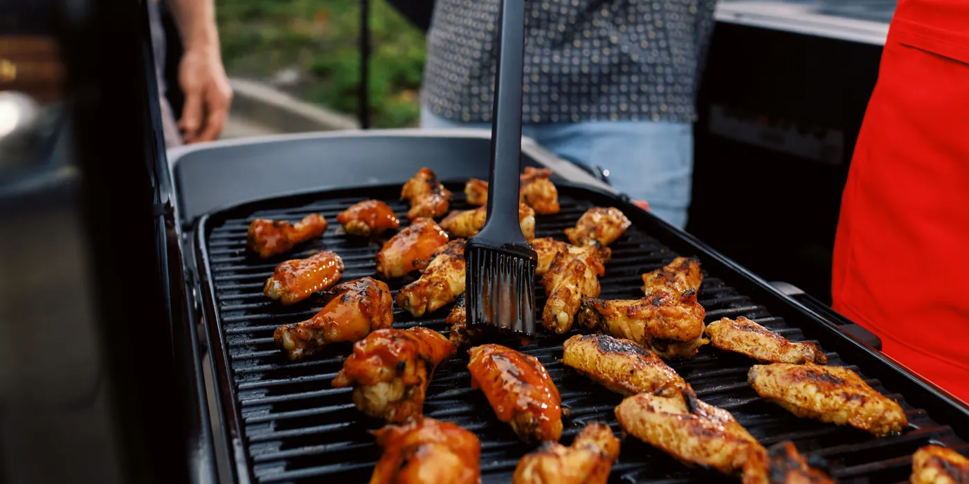 Pileća krilca u Buffalo stilu s roštilja