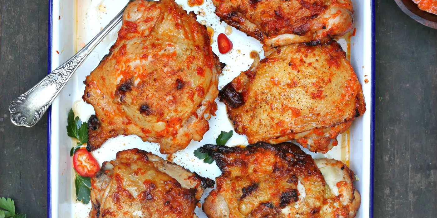 Pileći zabatci s harissa pastom