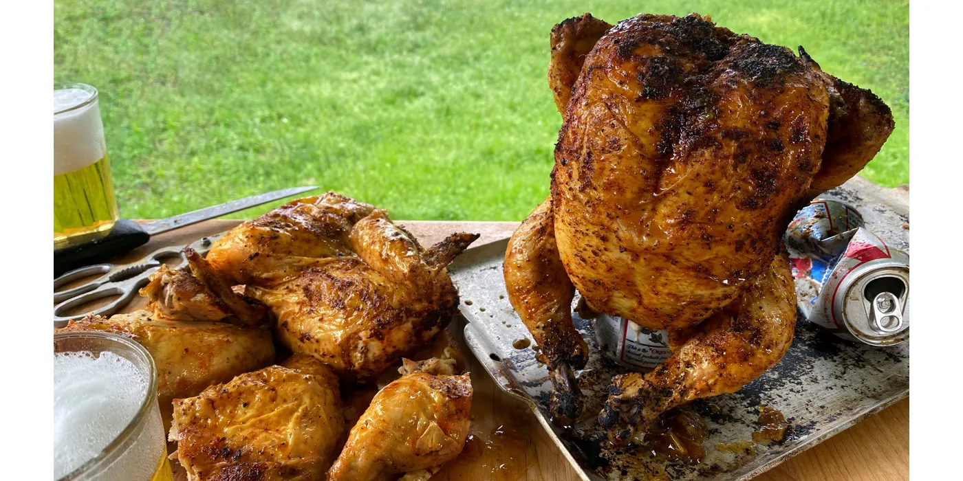 Piletina na limenci piva