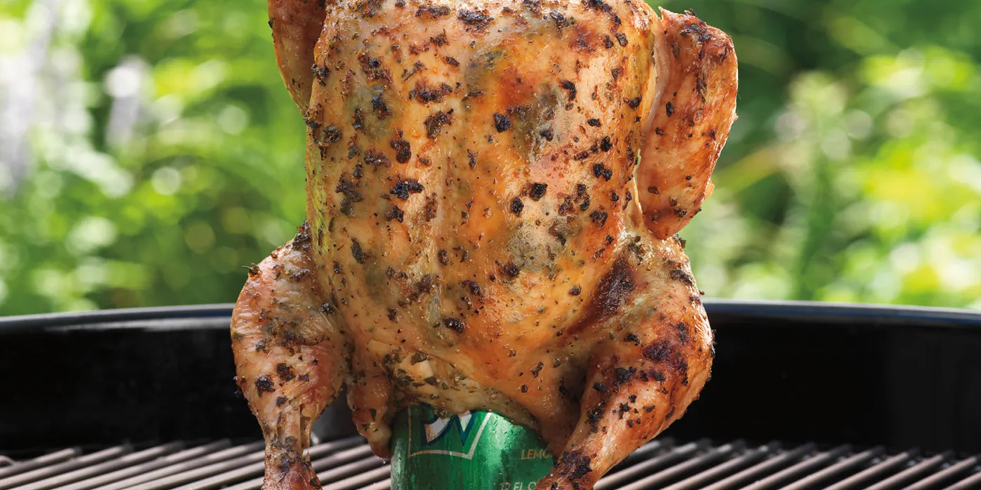 Piletina na limenki gaziranog soka