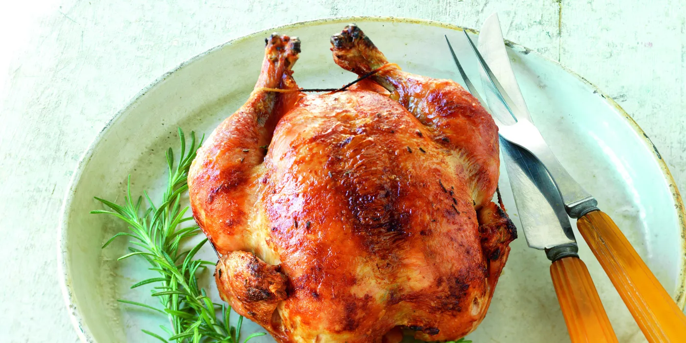 Piletina s ražnja marinirana u ružmarinu