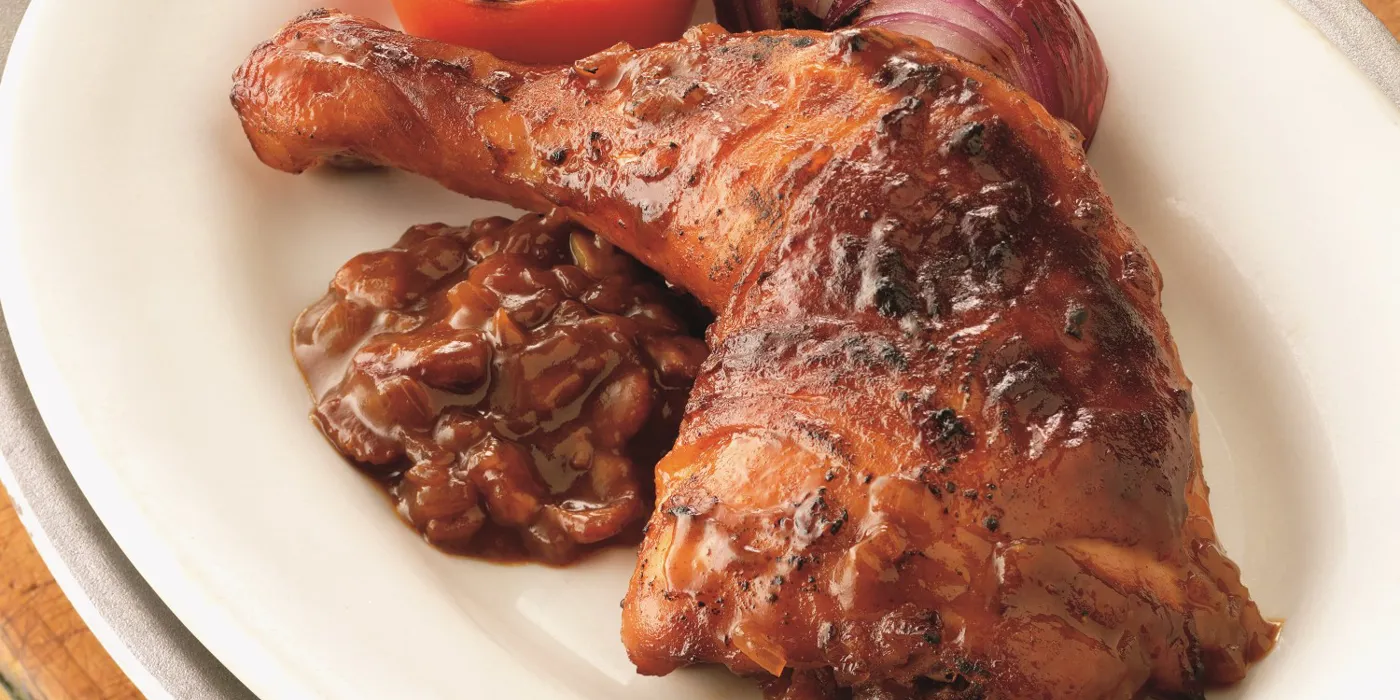 Piletina s roštilja s bourbon-slanina umakom