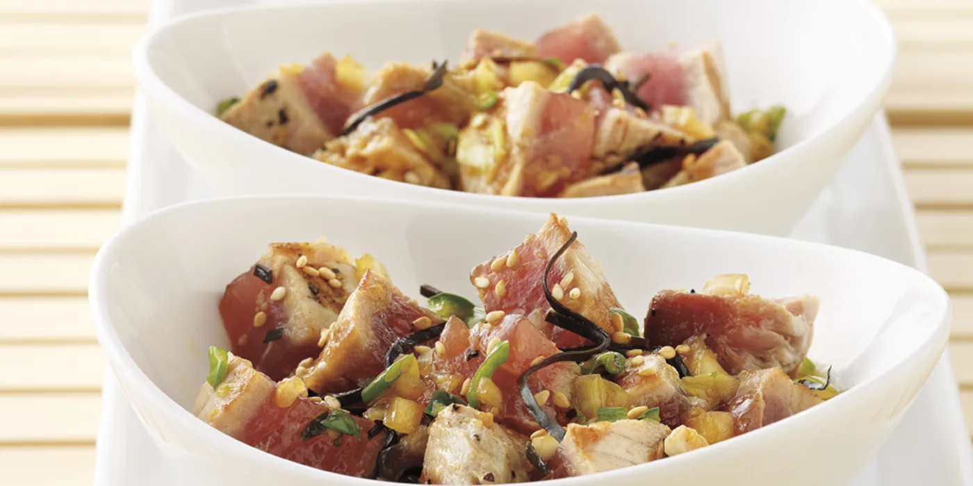 Poke od grilanog ahi tuna