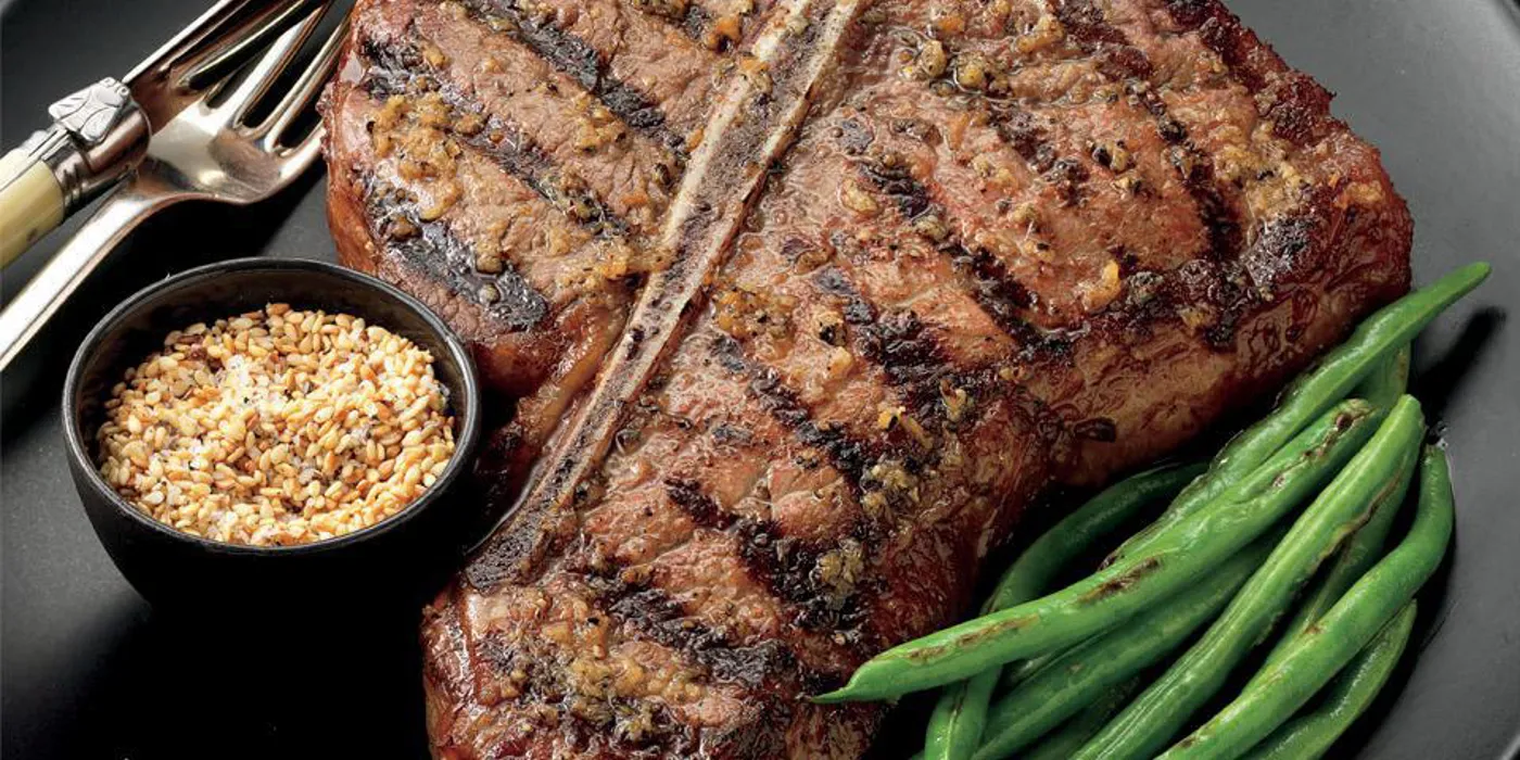 Porterhouse odresci s đumbirom i prženom sezamovom soli