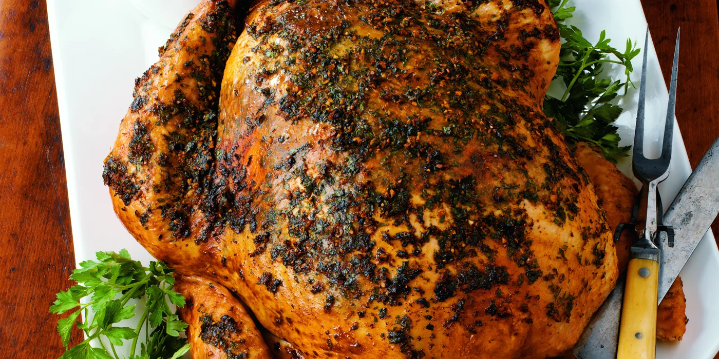 Purica s roštilja s umakom od bijelog vina