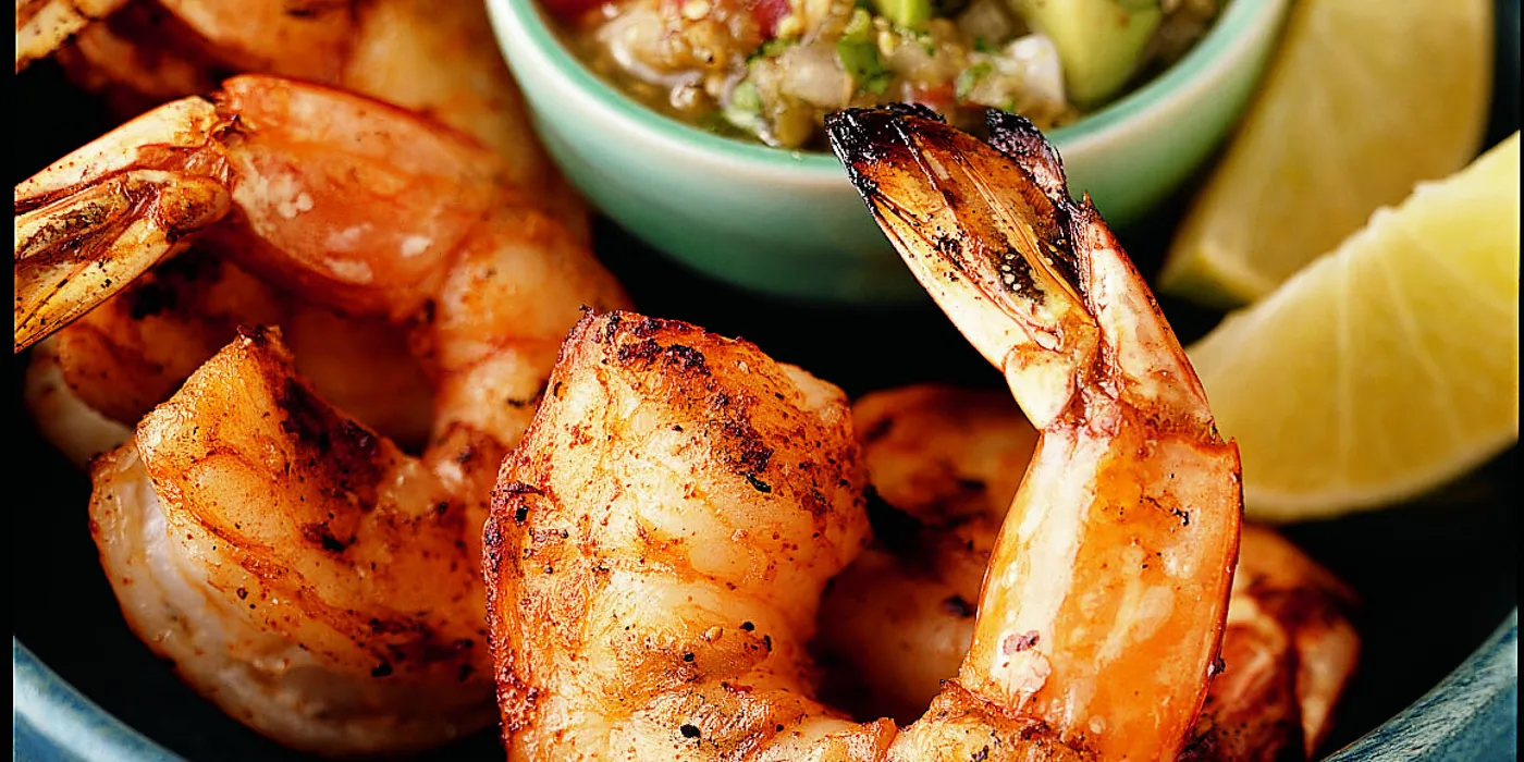 Roštiljane kozice s meksičkom salsom