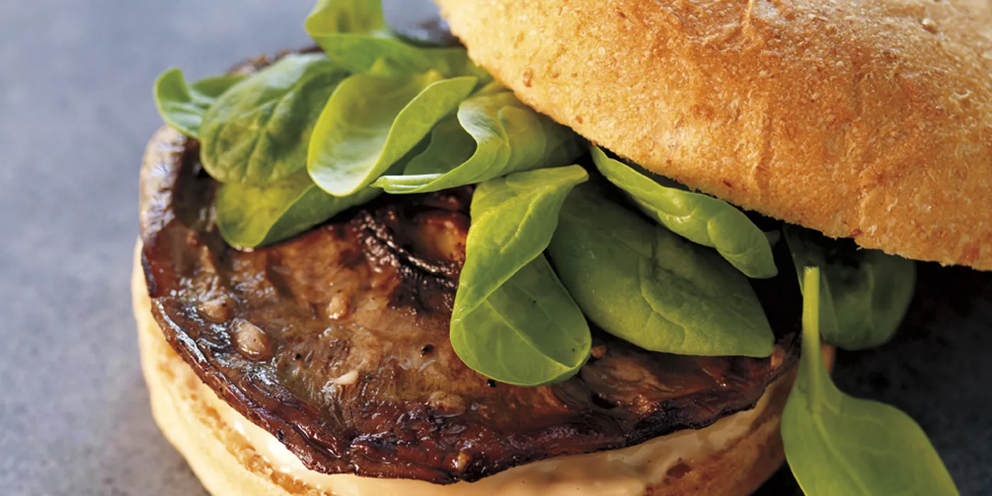 Sendviči s portobello gljivama, rukolom i balzamičnim aiolijem