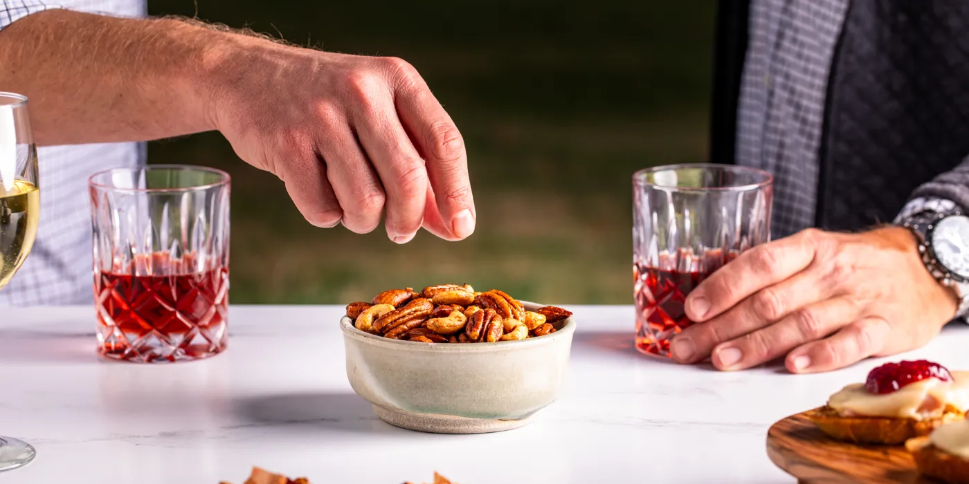 Slatko-ljuti grilovani orašasti plodovi