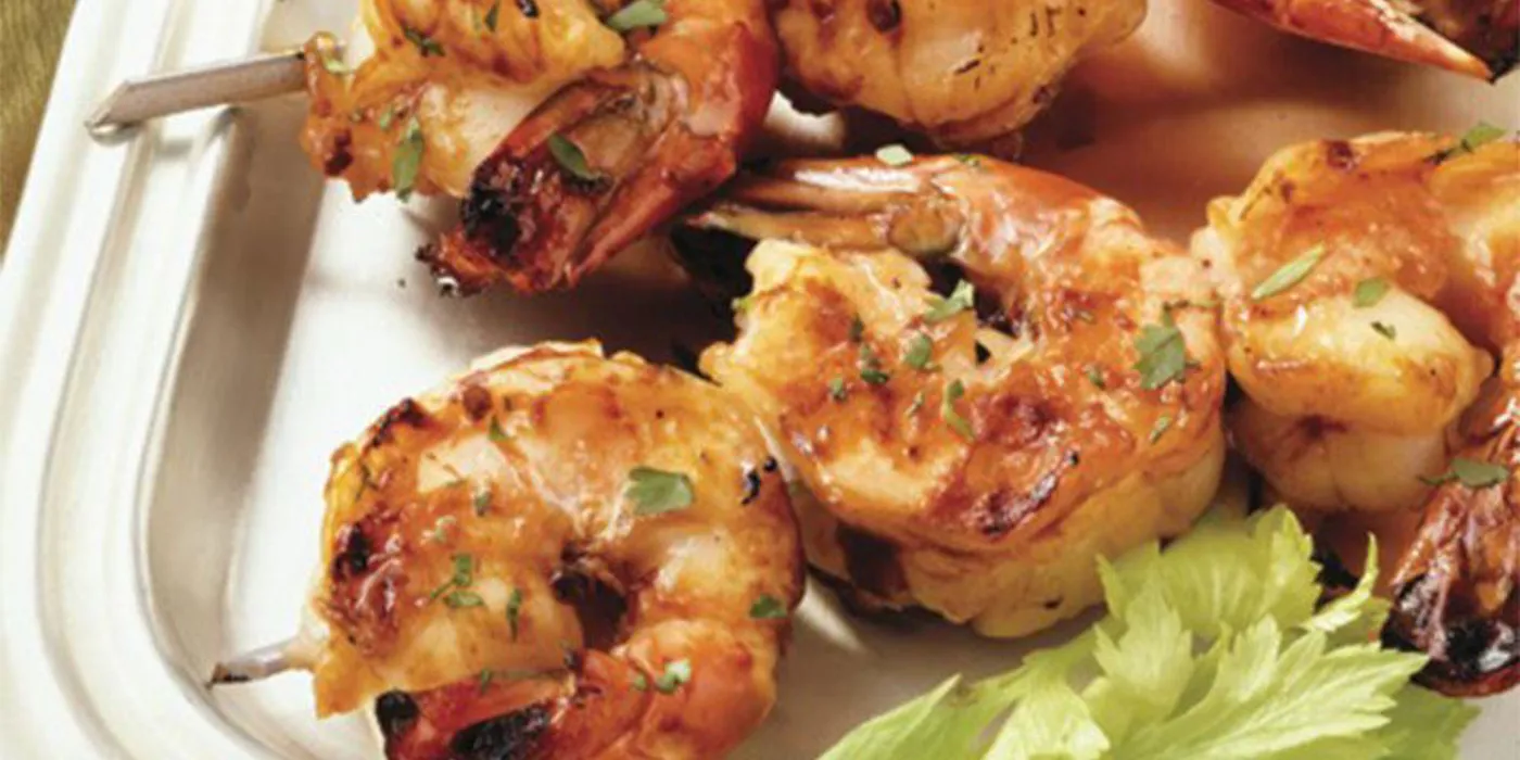 Slatko-ljuti ražnjići od kozica