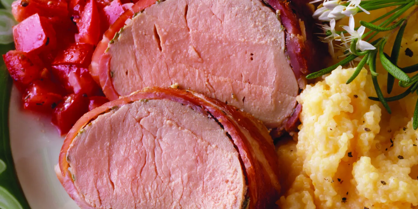 Svinjski file umotan u pancetu