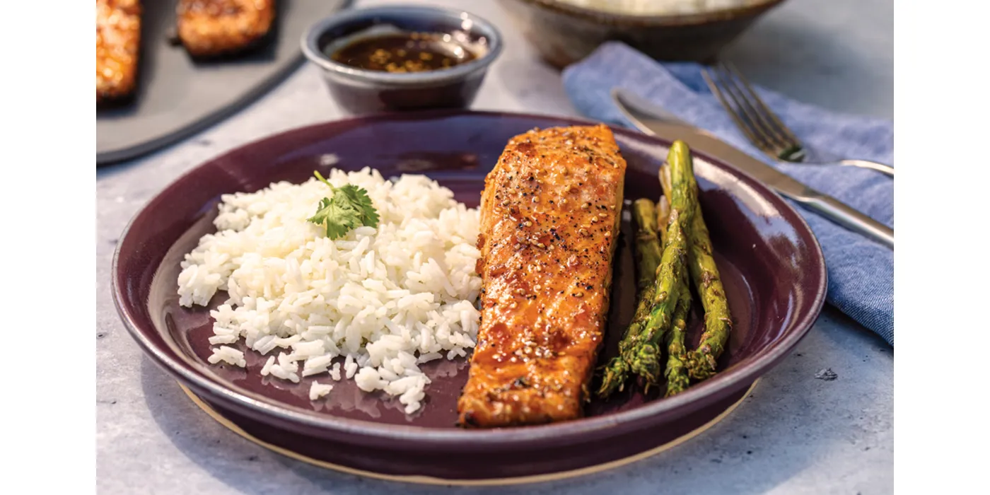 Teriyaki losos s roštilja na drvene pelete